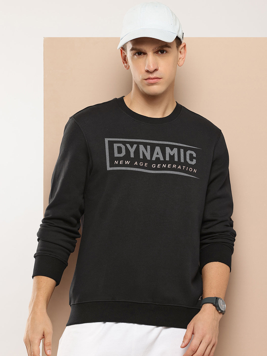 Alcis Men Casual Black Sweatshirts