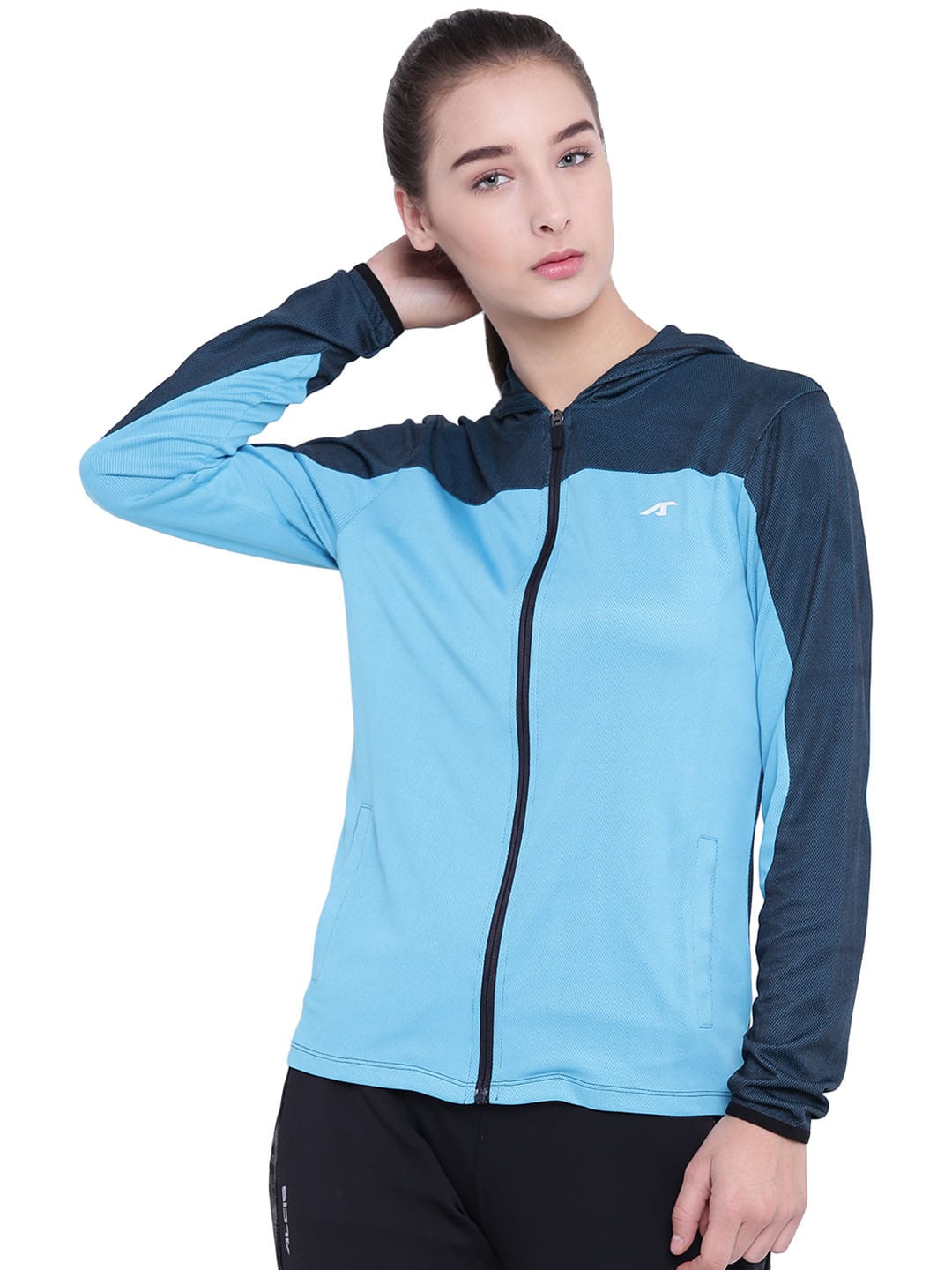 Women Solid Navy Jackets 137WJK201-S