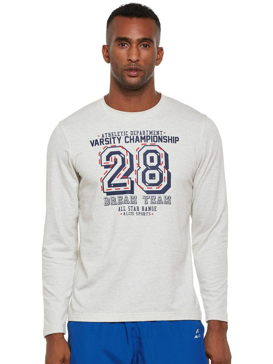 Alcis Mens Off White Sweat Shirt 148MSS224 148MSS224-S