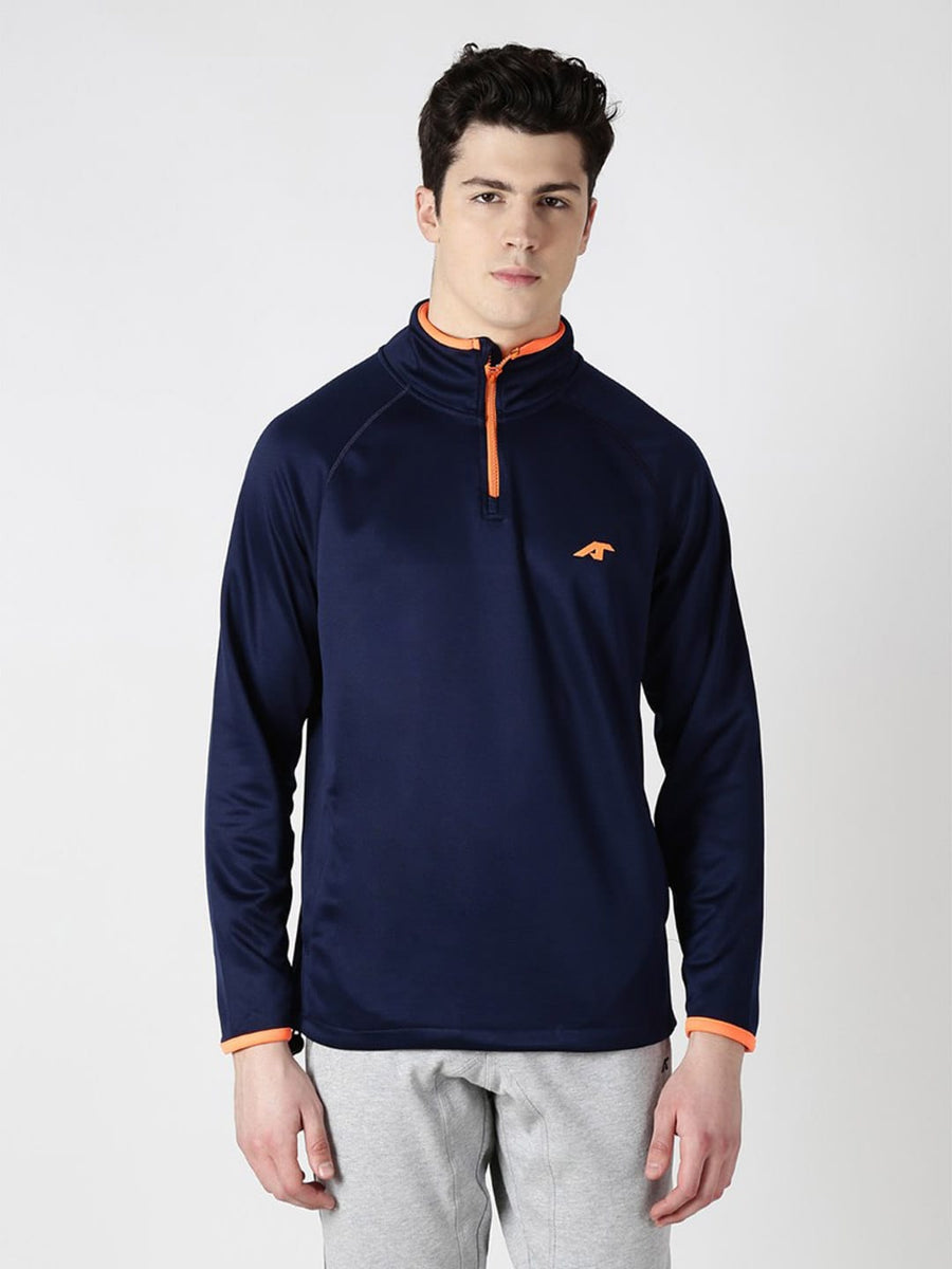 Alcis Mens Navy Solid Sweatshirt 158MSS242 158MSS242-S