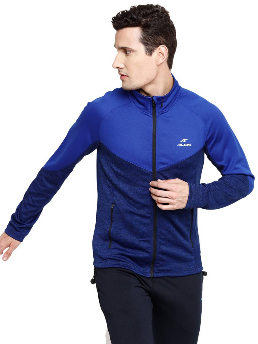 Alcis Men Blue Solid Bomber Jacket 212MJK026 212MJK026-S