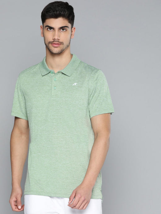 Alcis Men's Polo Collar Anti Static Slim Fit Sports T-shirt