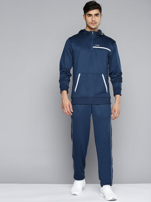 Alcis Men Blue Solid Tracksuit
