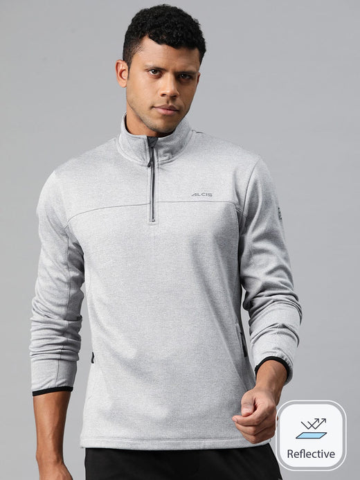 Alcis Men Solid Sweatshirt