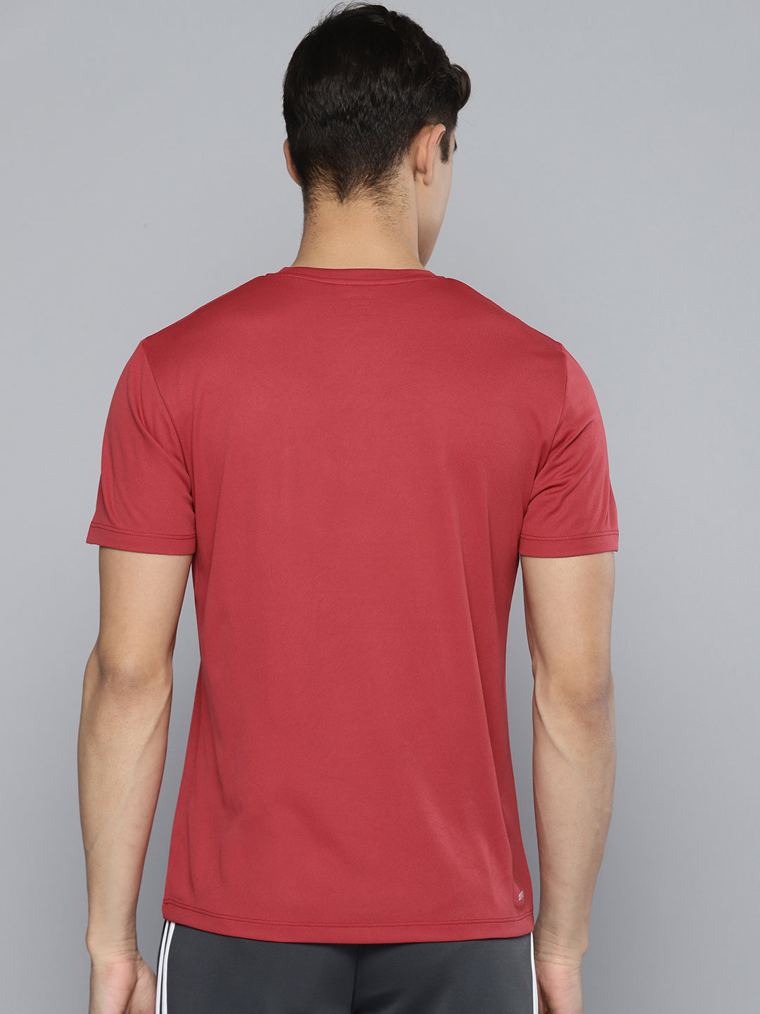 Alcis Men Red Dry Tech Sports T-shirt