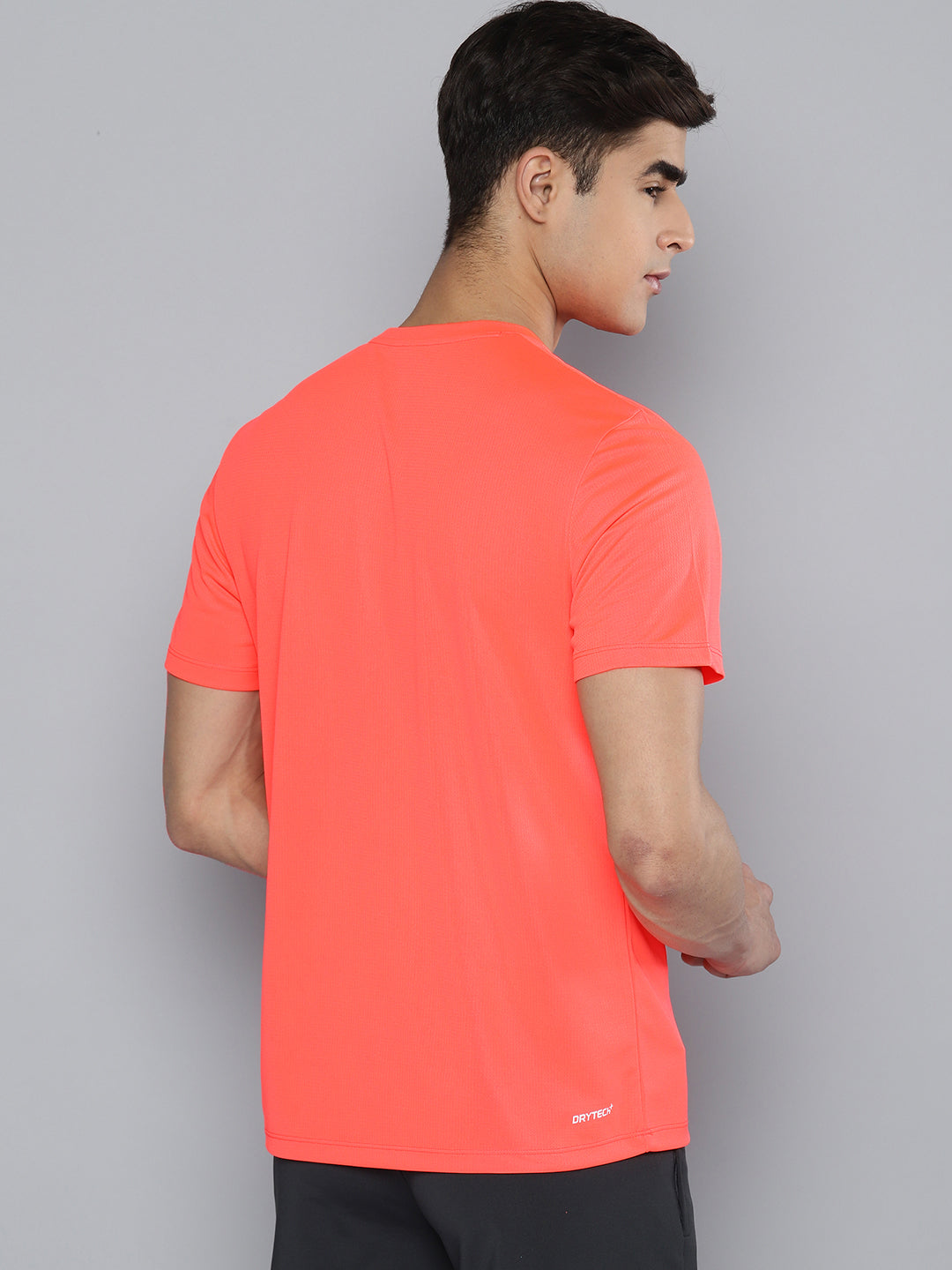 Tek Gear Mens Orange Coral DryTek Active Performance Short Sleeve