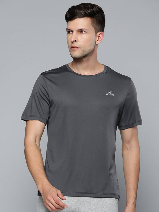 Alcis Men Dark Grey Wonder T-shirt
