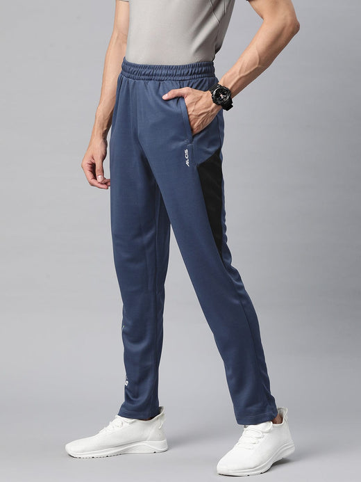 Alcis Men Solid Slim-Fit Track Pants