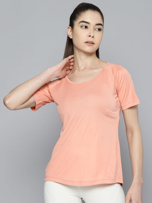 Alcis Women Solid Slim Fit Wonder T-shirt