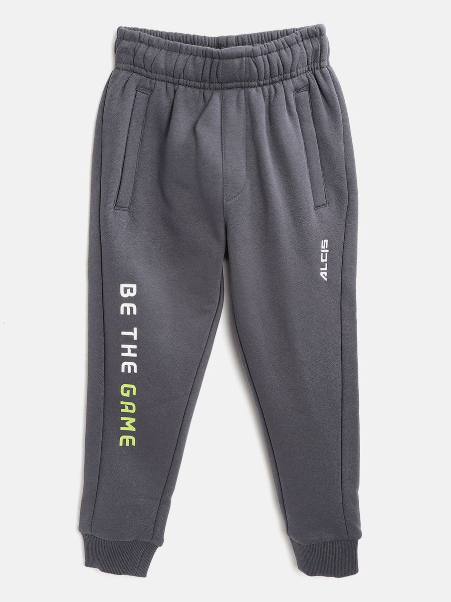 Alcis Boys Charcoal Grey Solid Joggers BAA20E804110-4Y
