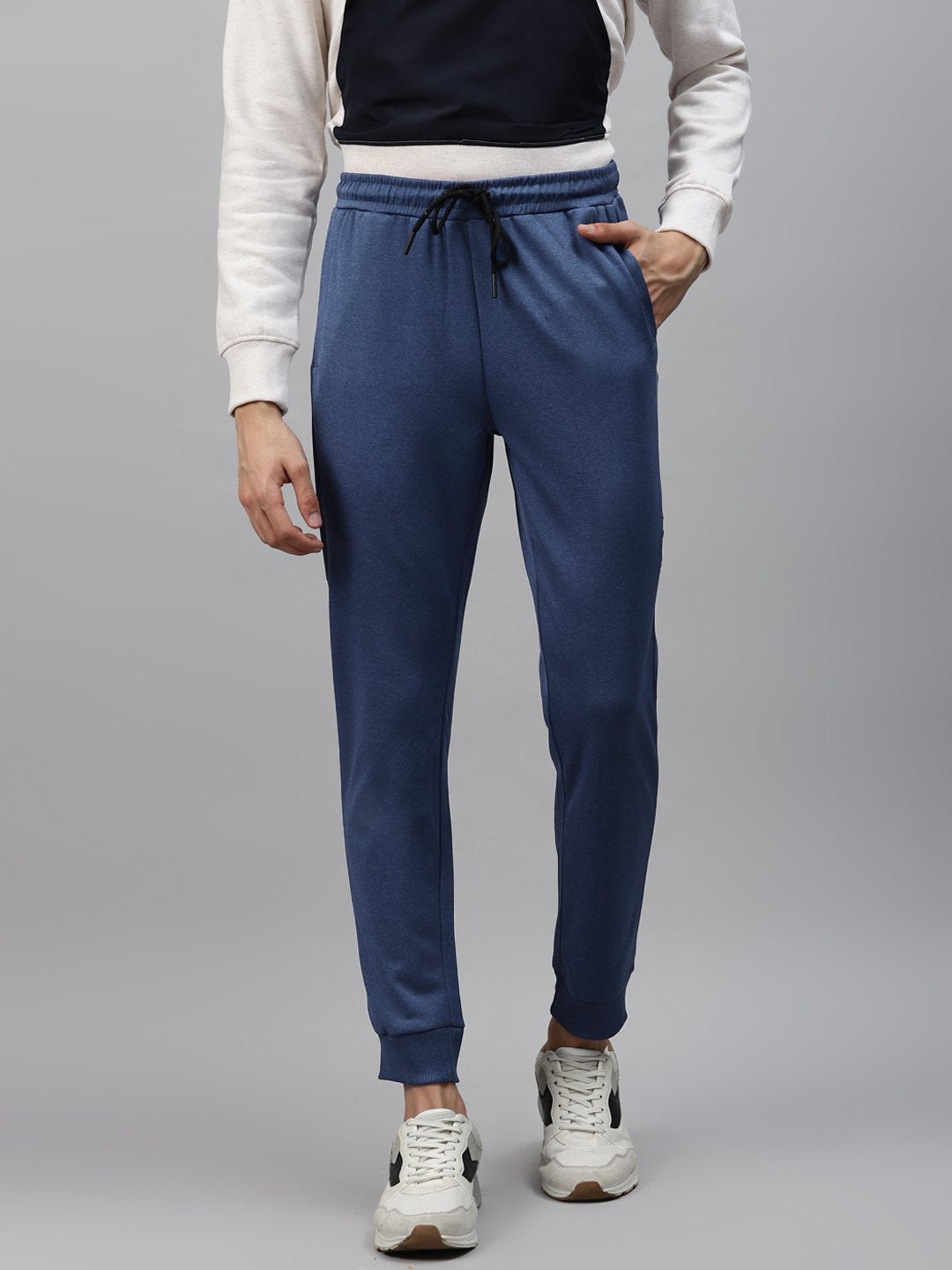 Alcis Women Navy Blue Solid Joggers