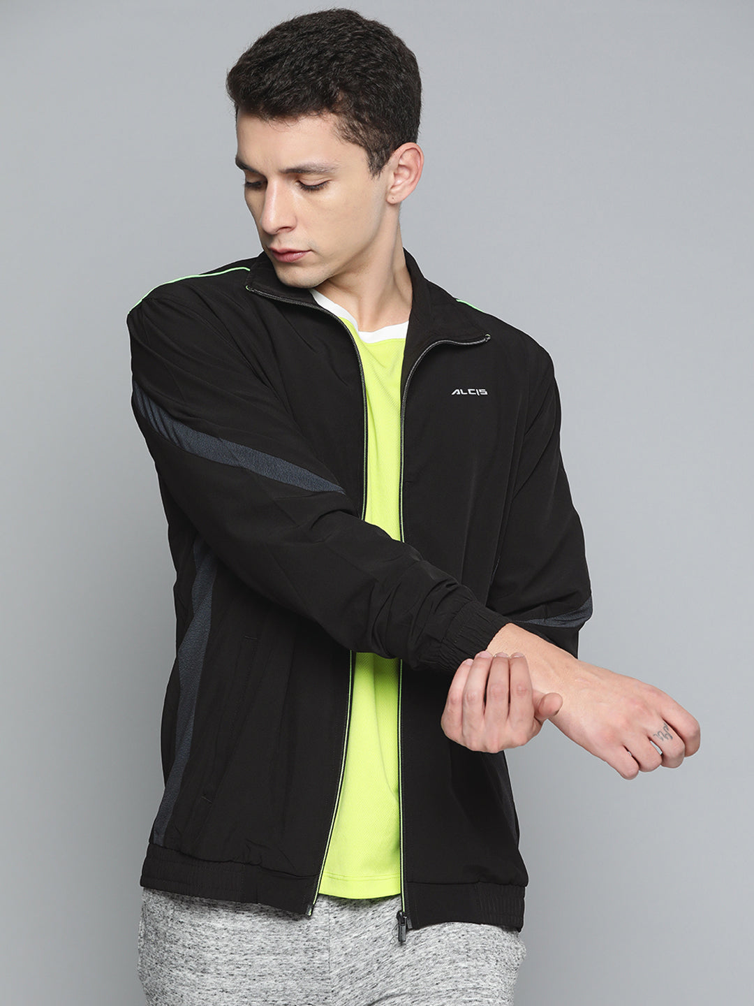 Alcis Men Running Sporty Jacket - Main Image