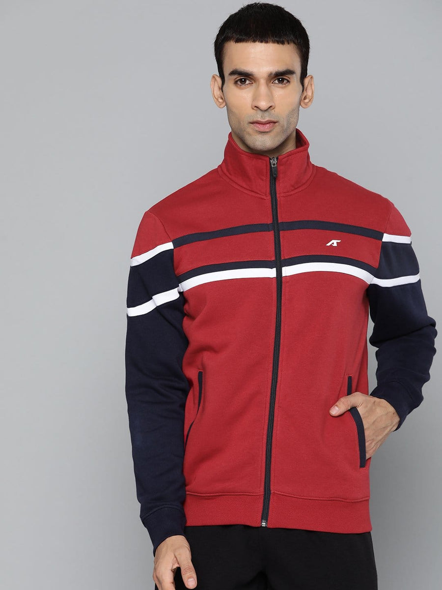 Alcis Men Solid Navy Blue Jackets
