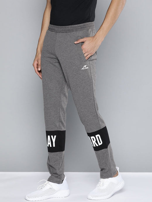 Alcis Men Grey Solid Regular Fit Jogger