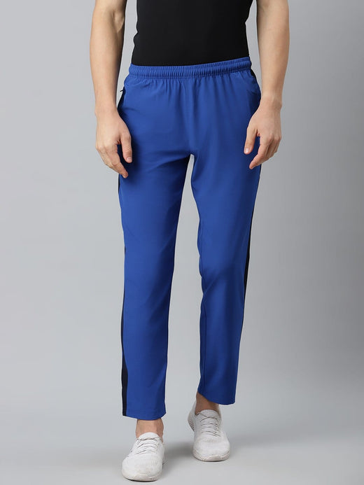 Alcis Men Blue Solid Track Pants