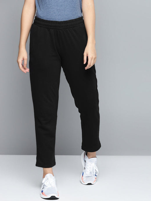 Alcis Women Solid Black Track Pant