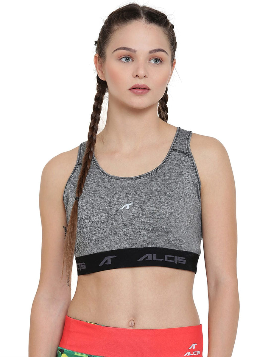 Alcis Women Solid Black Bra AKTRWBR1140294-S