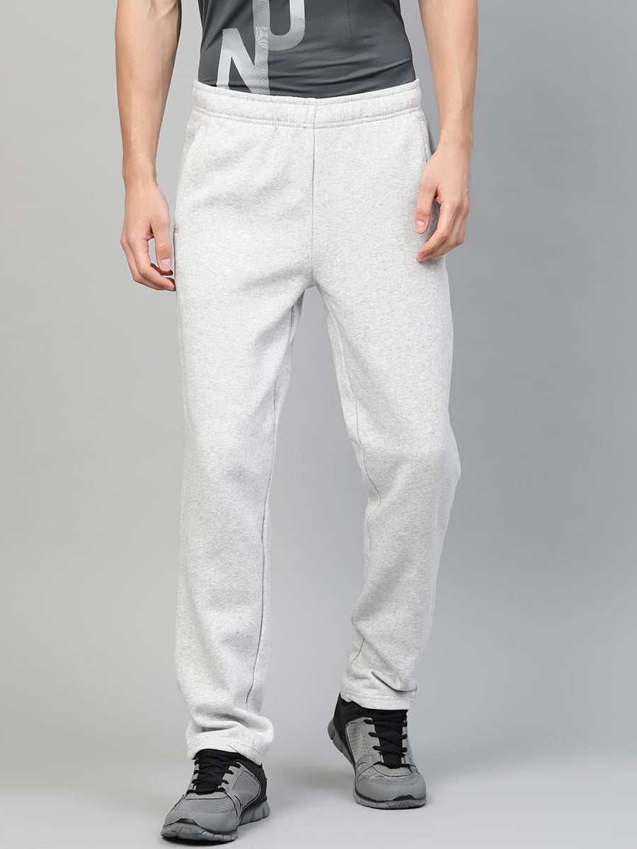 Alcis Men Grey Melange Solid Slim Fit Track Pants ALCISMKPN002_S