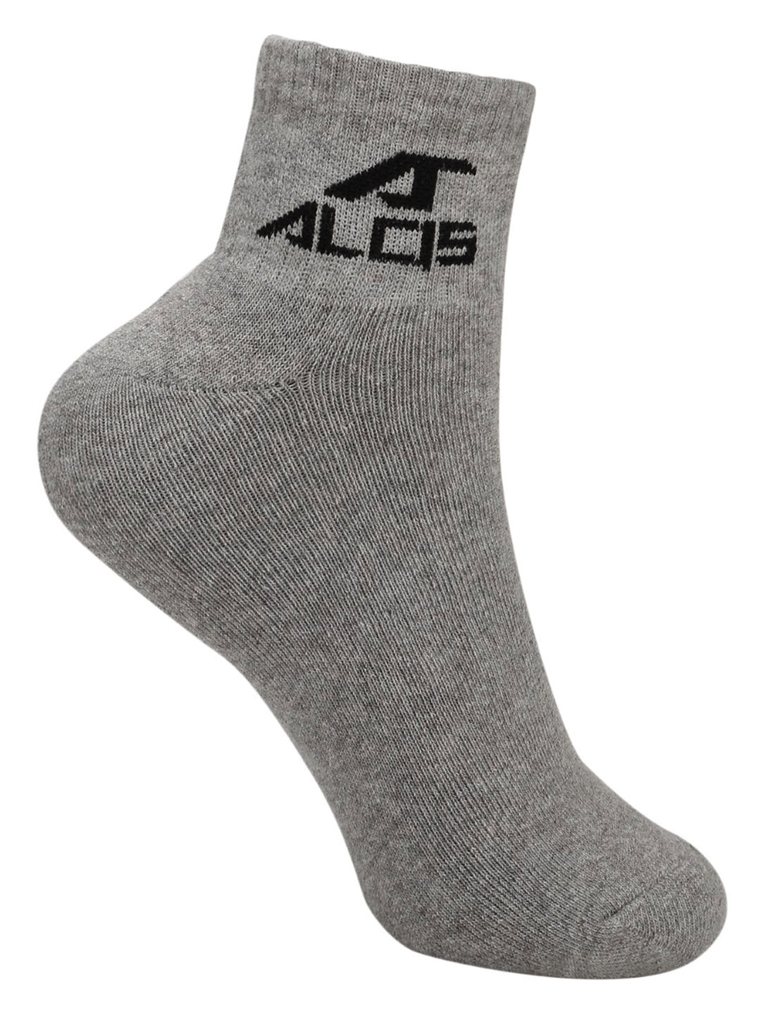 Alcis Men Grey Ankle Length Socks-Pack of 1 ALD1PCK02LGM-Free Size-Grey ALD1PCK02LGM-Free Size