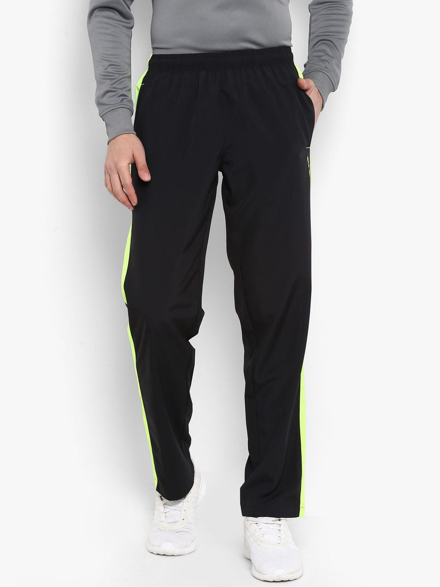 Alcis Men Black Solid Track Pants ALSNAP2061-S