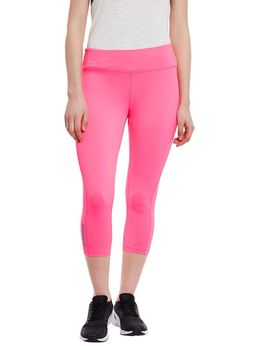 Alcis Women Solid Pink Tights