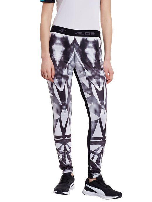 Women White Printed Track Pant