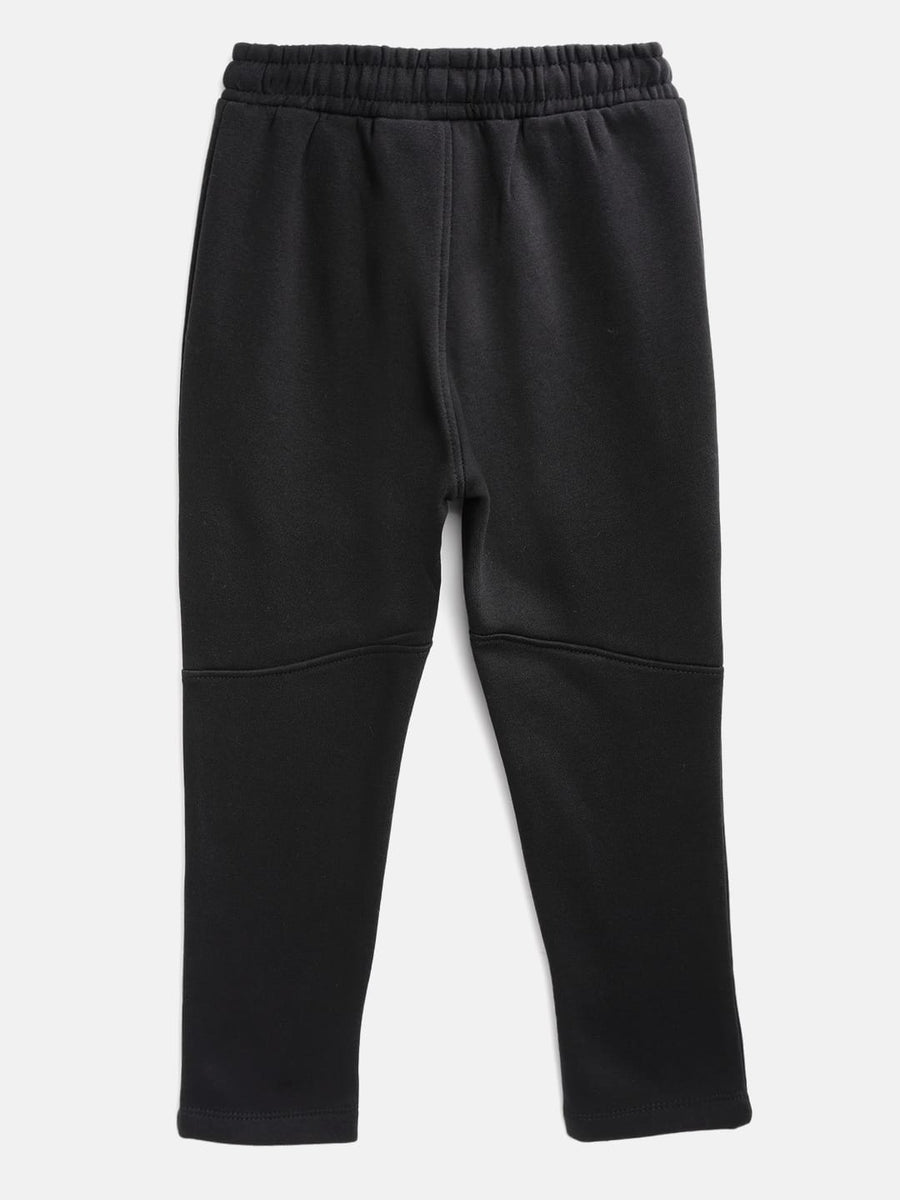 Alcis Boys Black Printed Detail Track Pants BAA20E808100-4Y
