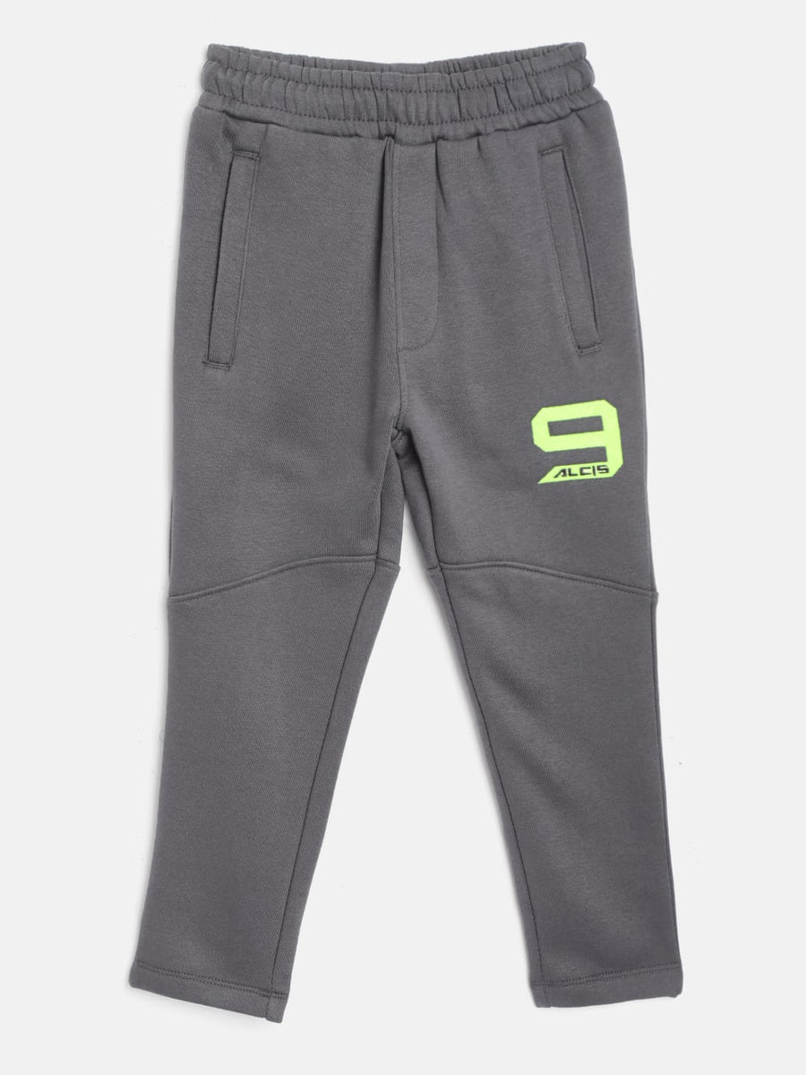 Alcis Boys Solid Grey Track Pants BAA20E808110-4Y