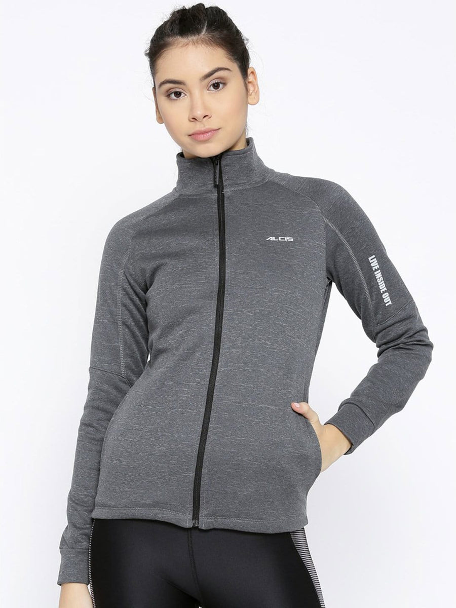 
                    
                      Alcis Women Charcoal Grey Solid Sweatshirt ECMJBWJK0021-XS
                    
                  