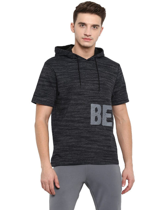 Alcis Men Printed Black Sweatshirts