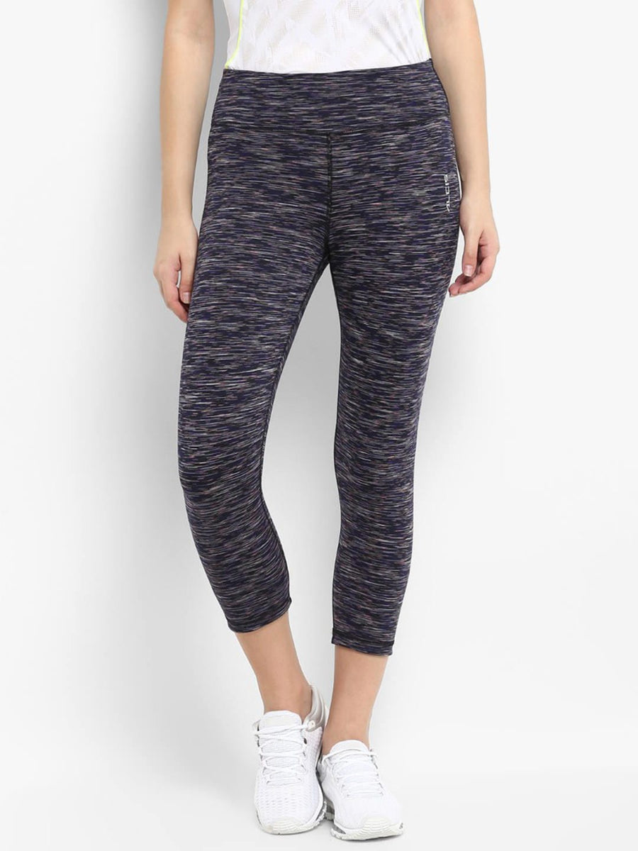 Alcis Women Solid Blue Capri