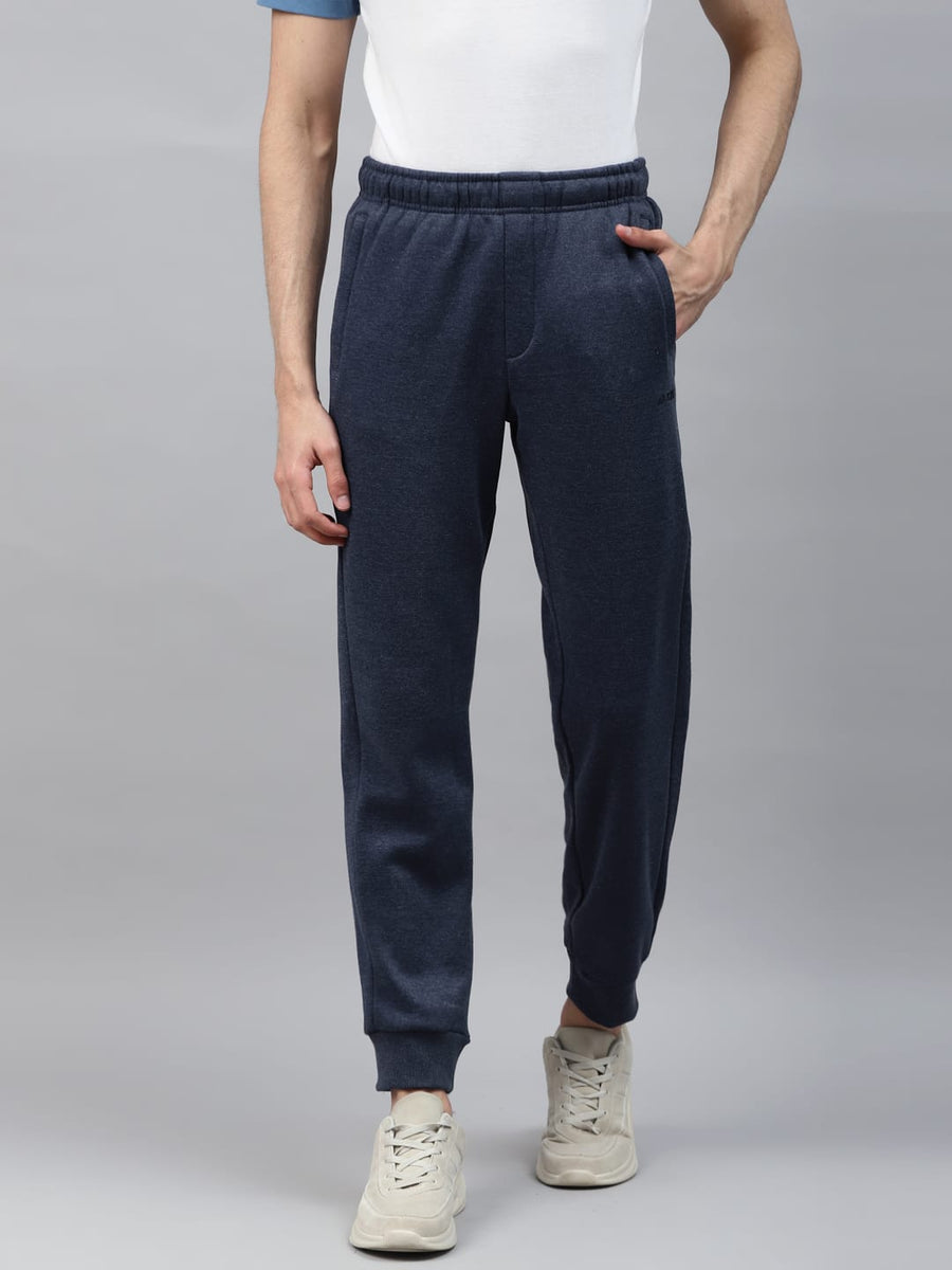 Alcis Men Navy Blue Solid Outdoor Joggers