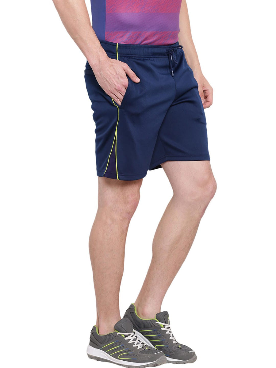 Alcis Men's Printed Navy Blue Shorts