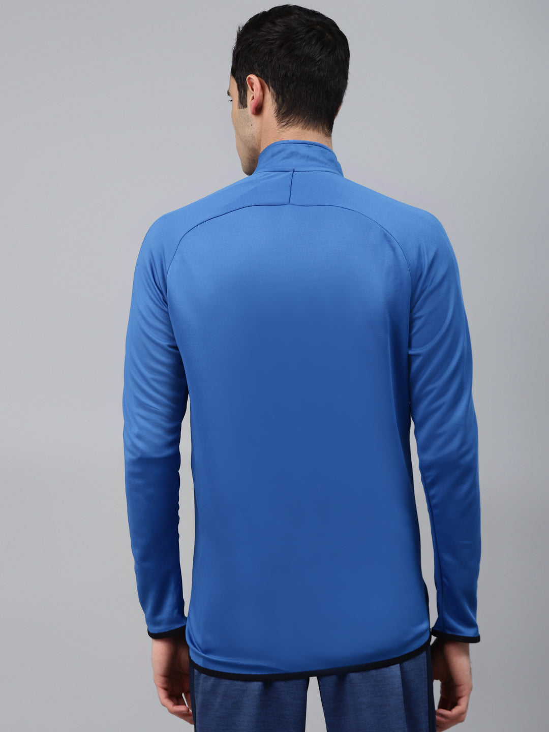 Alcis Men Blue Solid Training Jacket