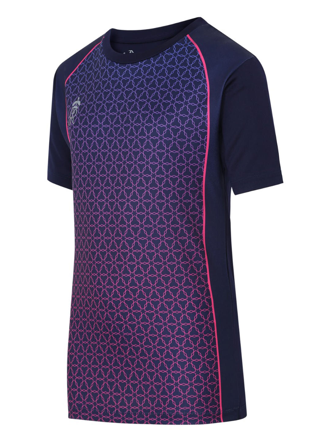 Buy Alcis Boys Rajasthan Royals Navy Blue Printed Round Neck Dri